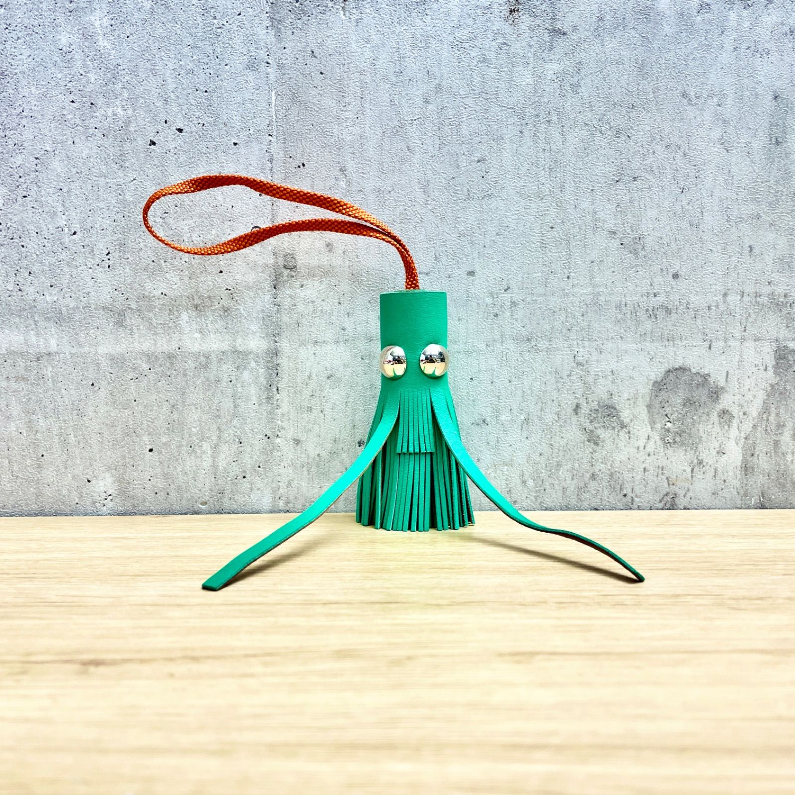 C-08011 HERMES バッグチャーム petit h プティアッシュ