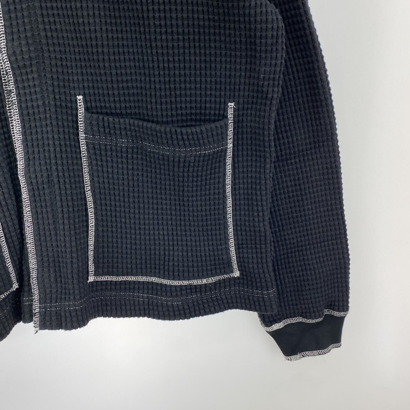 marka マーカ STUDIOUS別注 ワッフルカーディガン size1/ブラック 