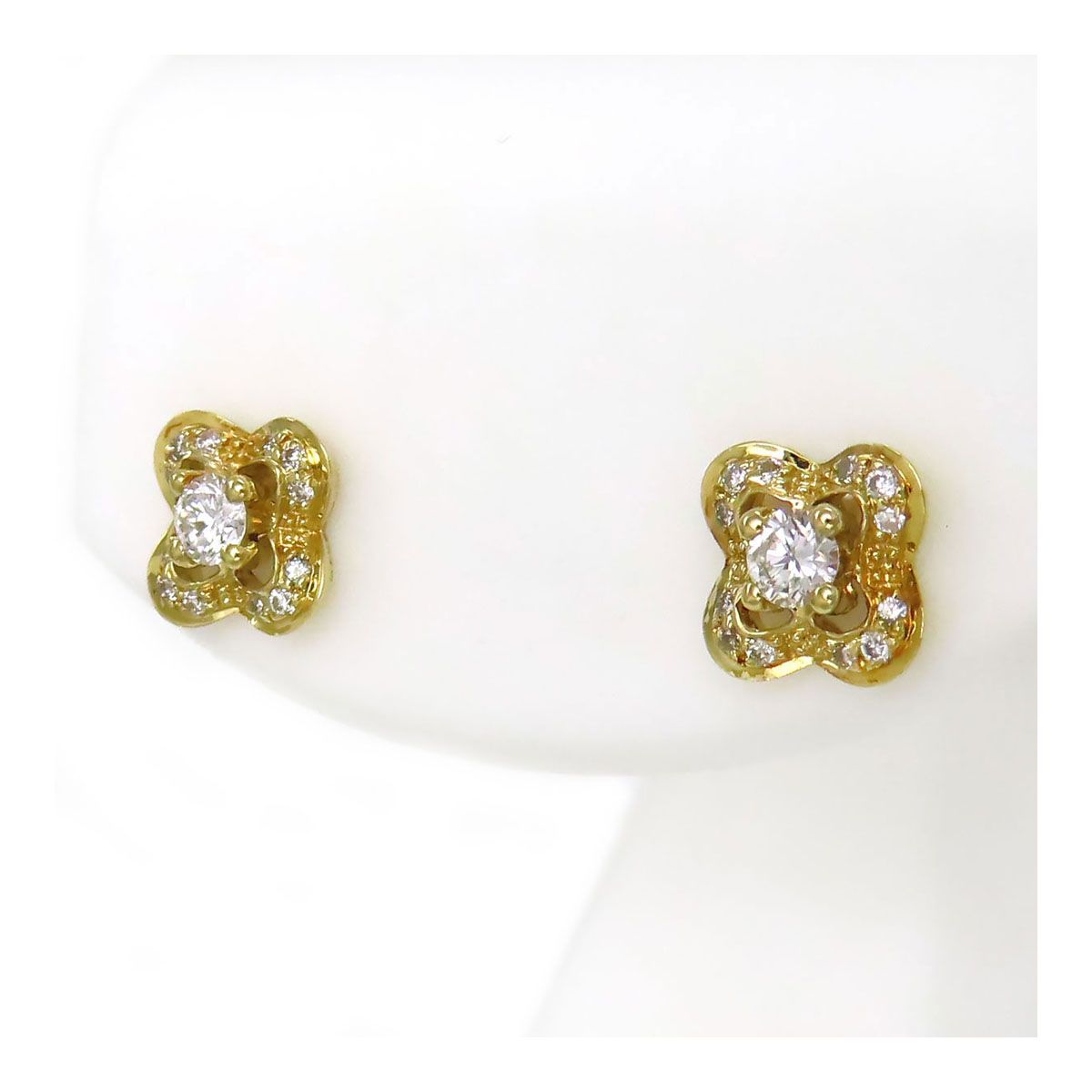 モーブッサン チャンス オブ ラブ ピアス EA0155YGDI 750 18K K18YG レディース MAUBOUSSIN ジュエリー