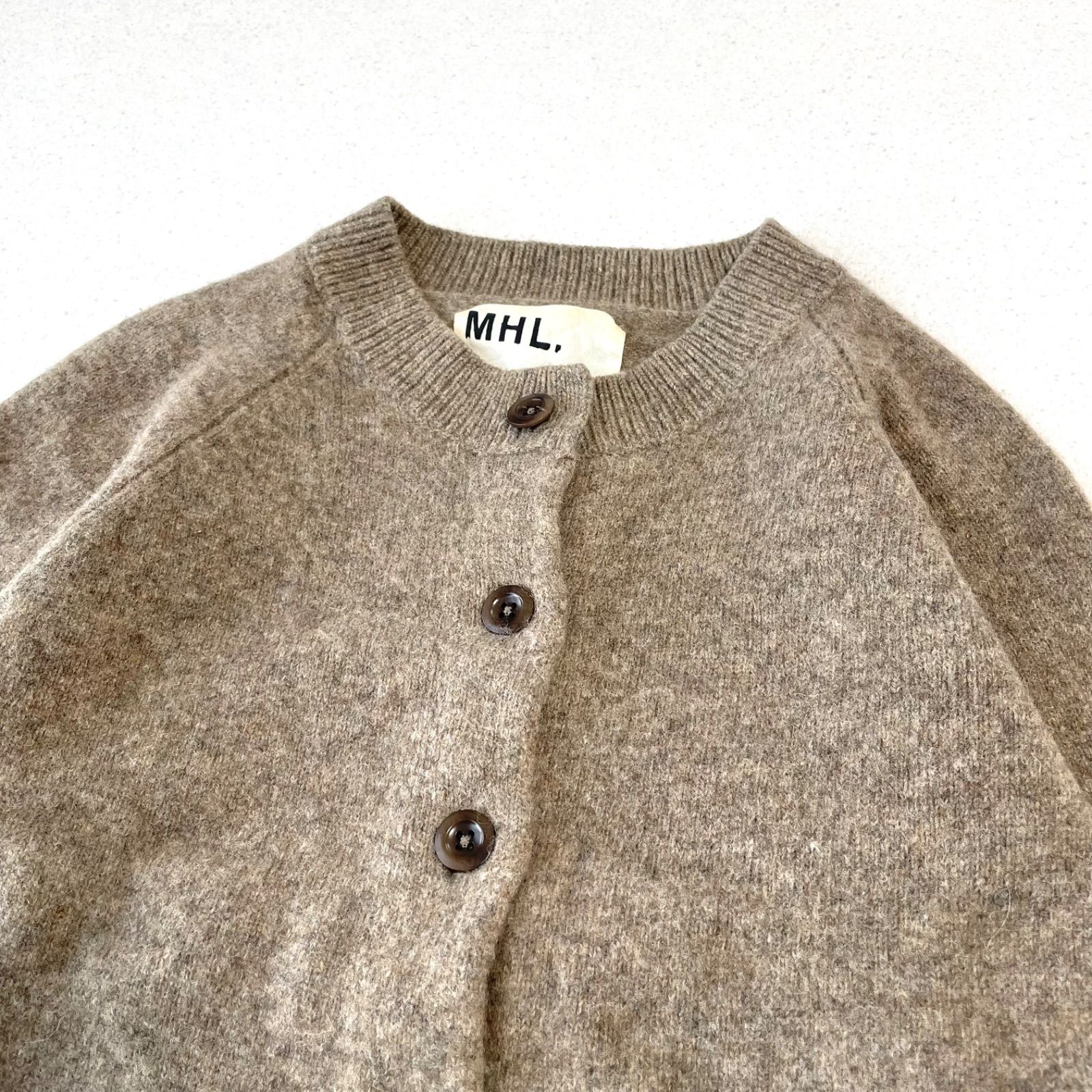 【uo】マーガレットハウエル　ロングカーディガン ベルト　ウール uo】マーガレットハウエル ロングカーディガン ベルト ウール