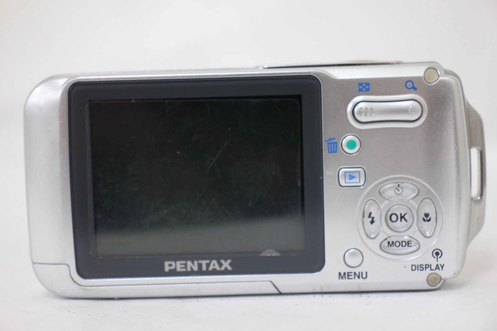返品保証】 ペンタックス Pentax Optio W10 3x バッテリー付き 