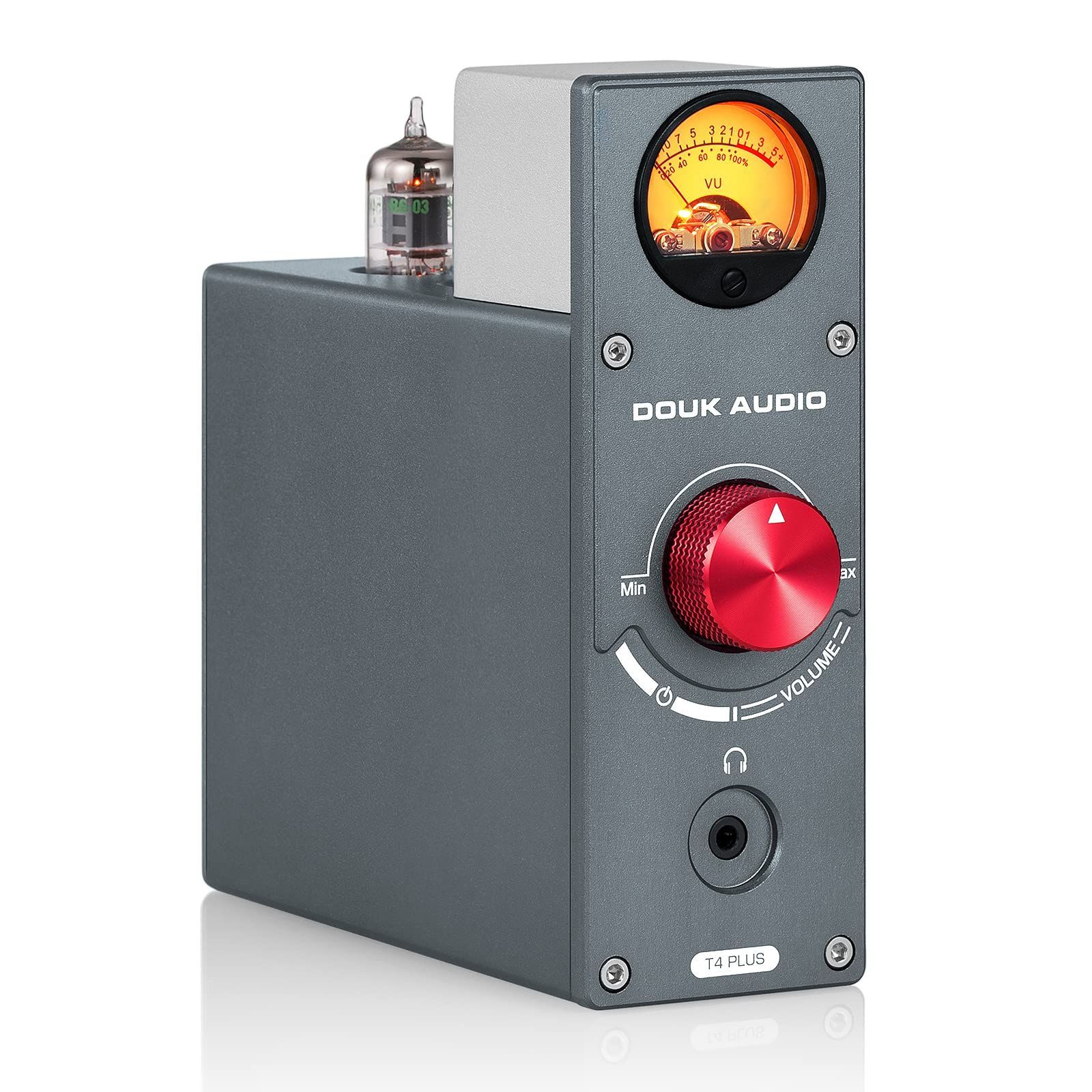 真空管 プリアンプ 5654 ステレオ HiFi ヘッドフォンアンプ PLUS T4 VUメーター Audio フォノプリアンプ Douk
