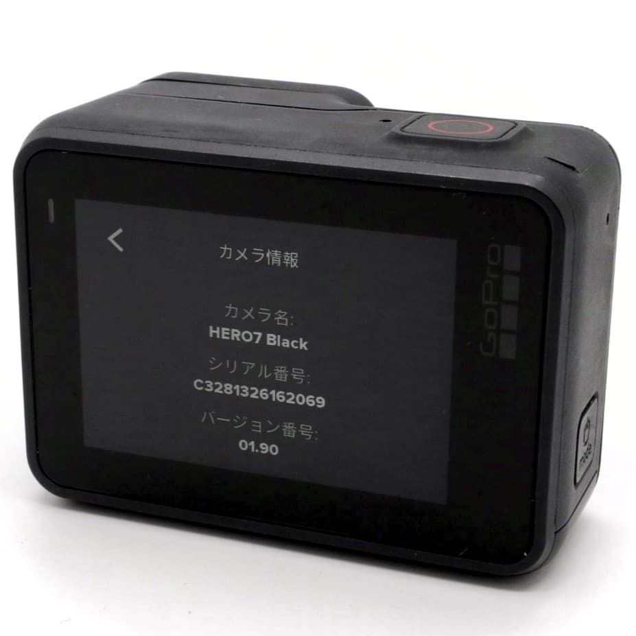 美品》 GoPro HERO7 Black ゴープロ ヒーロー ウェアラブルカメラ 
