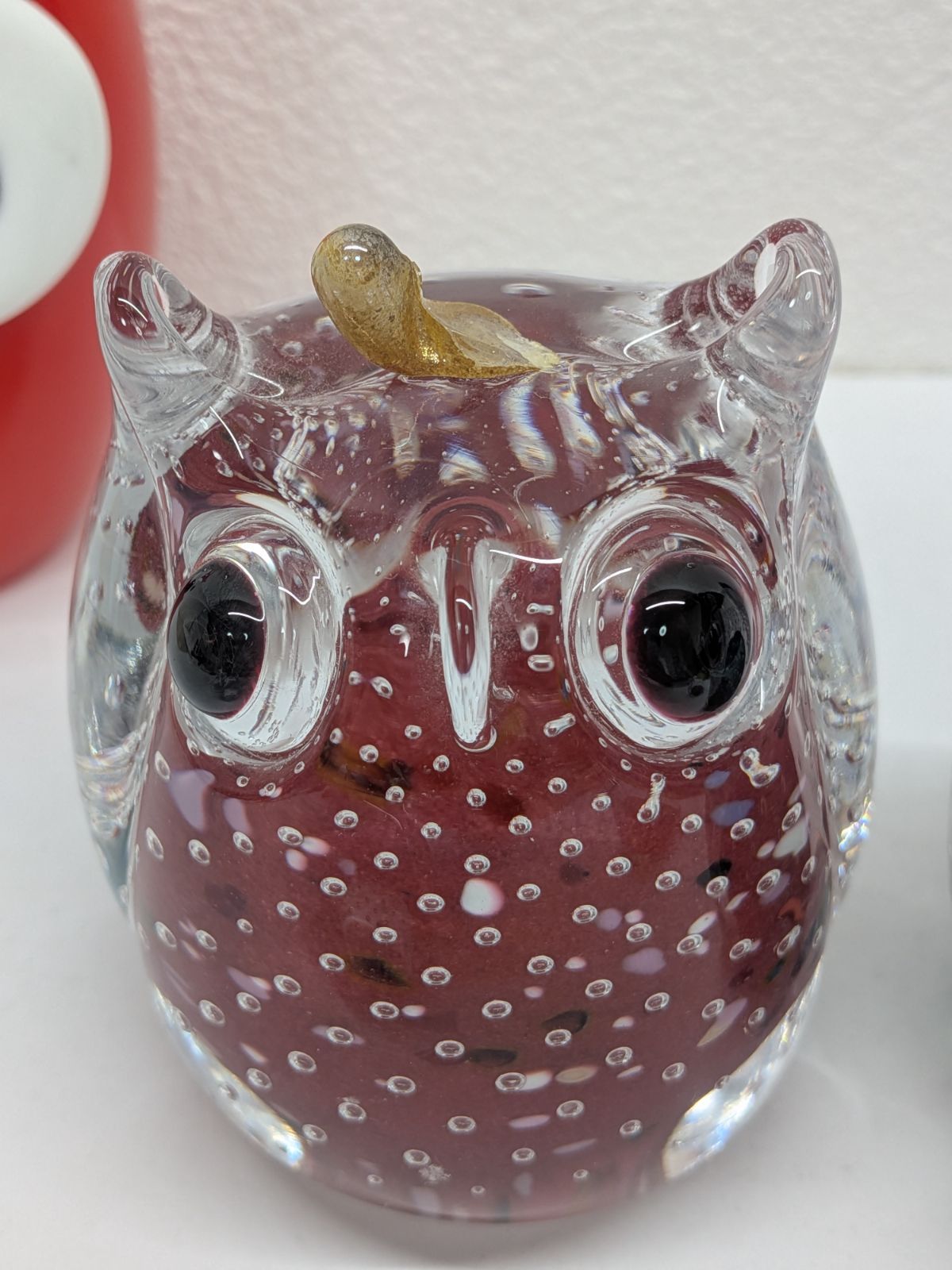 ふくろう ガラス細工