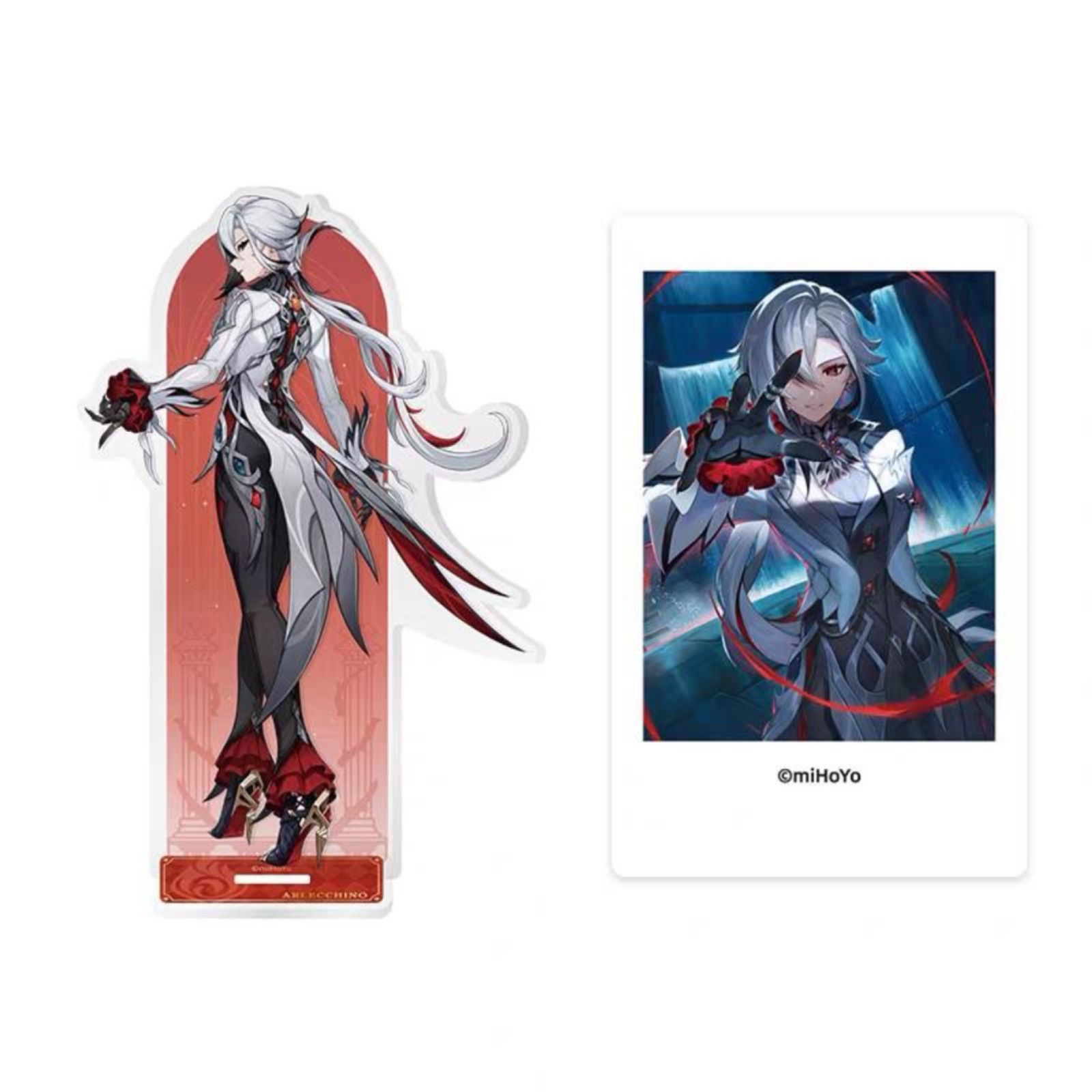 公式正規品　原神　アルレッキーノ　特典　カード　召使　スライドフィルム Amazon.co.jp: 原神 アルレッキーノ 召使 カード ポラロイド