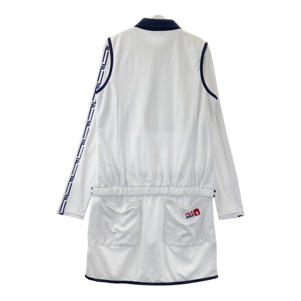 サイズ：M FILA GOLF フィラゴルフ  ワンピース  ホワイト系 [240101430007] ゴルフウェア レディース ストスト サイズ：M FILA GOLF フィラゴルフ ワンピース ホワイト系