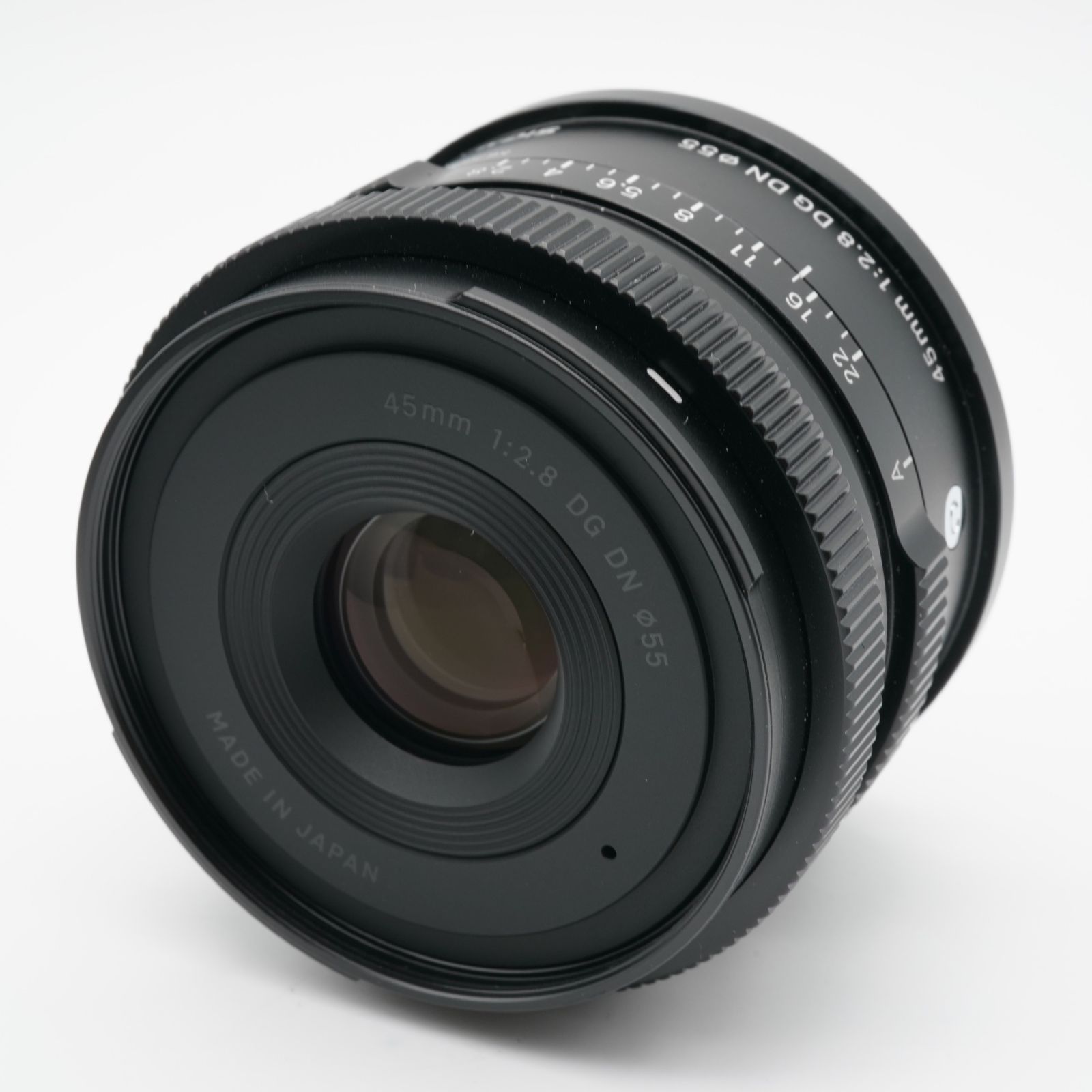 ほぼ SIGMA シグマ 45mm F2.8 DG DN Contemporary Lマウント あると嬉しい純正フード付