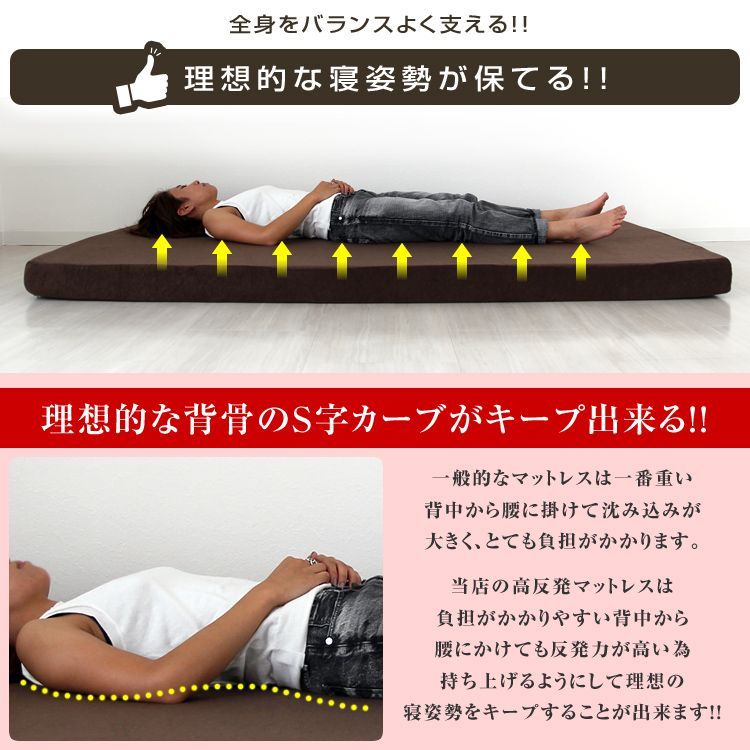 高反発ウレタン 折りたたみマットレス