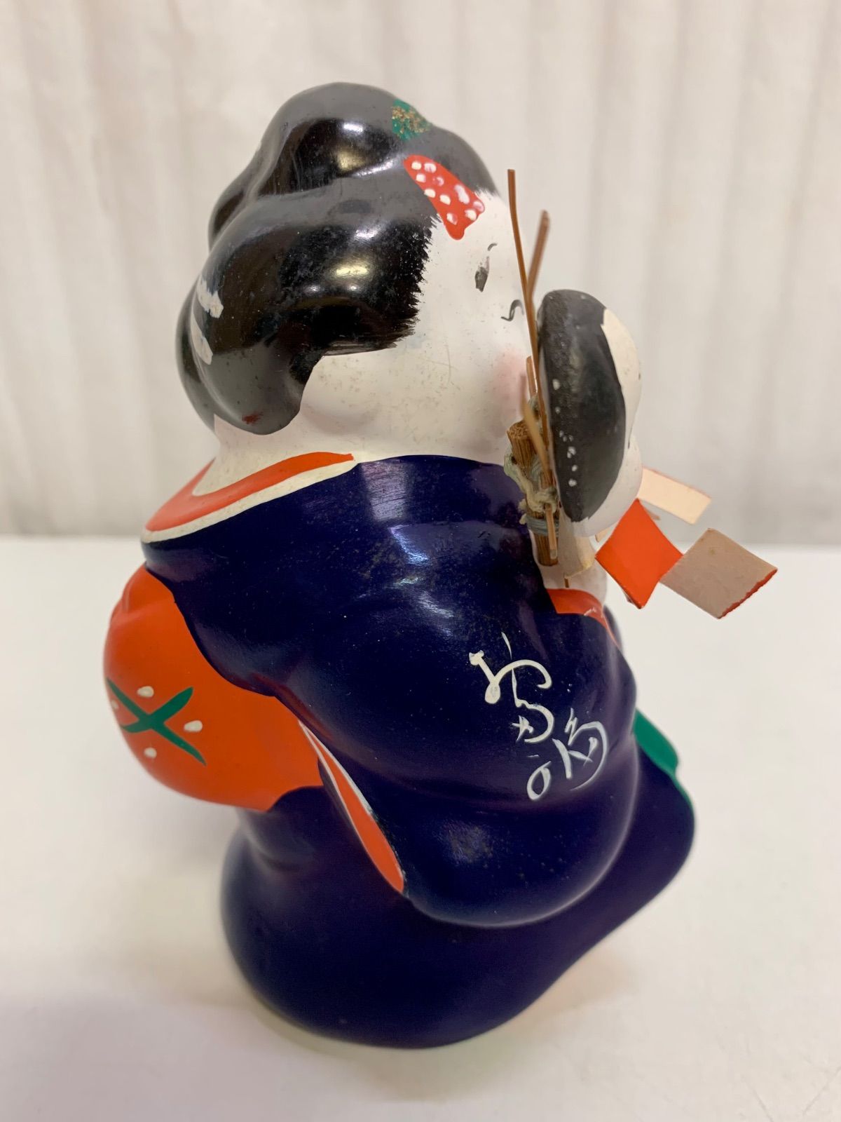 縁起物 お多福 お福さん おたふく 浩作 御所人形 お福巫女 丸山