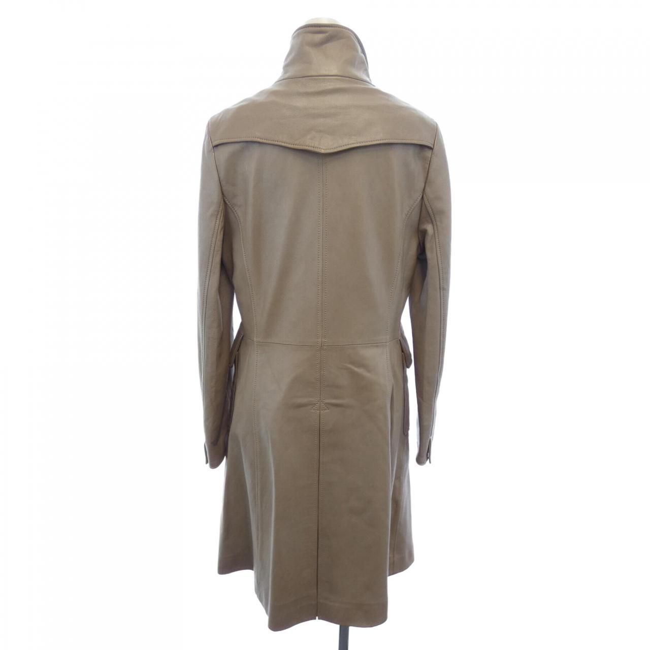 美品】 ピエールバルマン レザーコート L ラムレザー キルティング