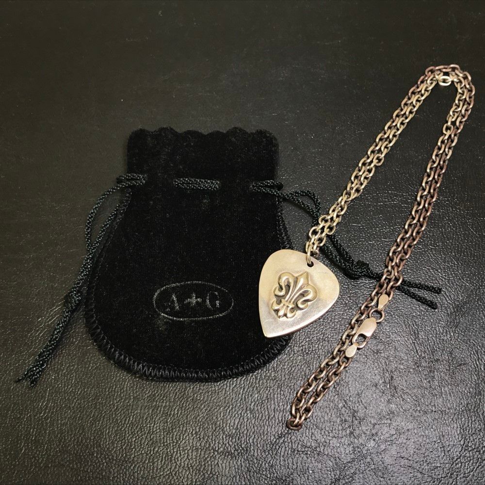 07w2325☆ A＆G silver pick pendant エーアンドジー ピックペンダント 