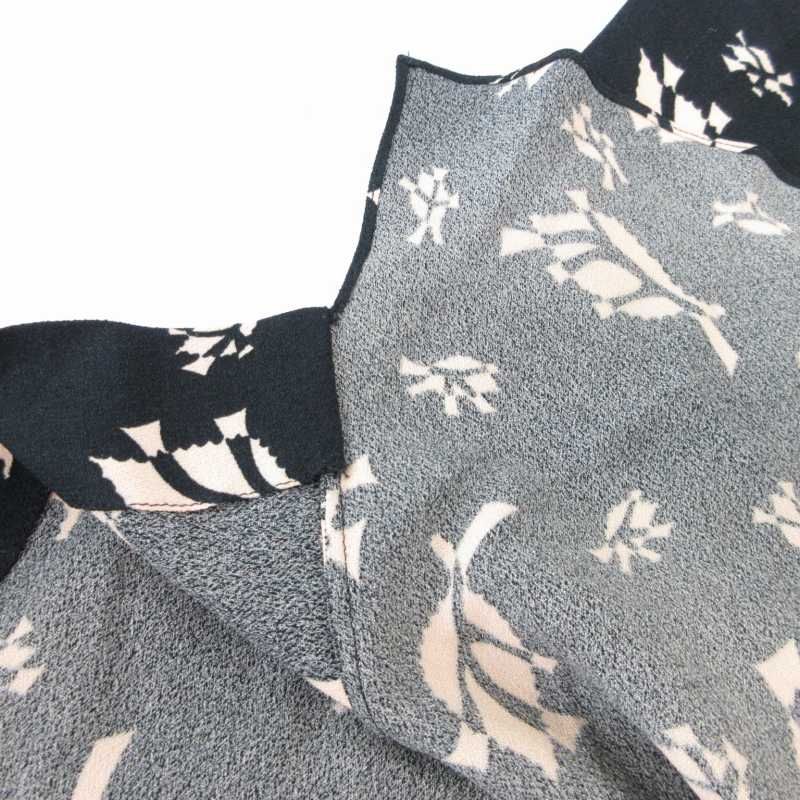 マルニ MARNI フレアスカート ロング丈 アシンメトリー 総柄 40