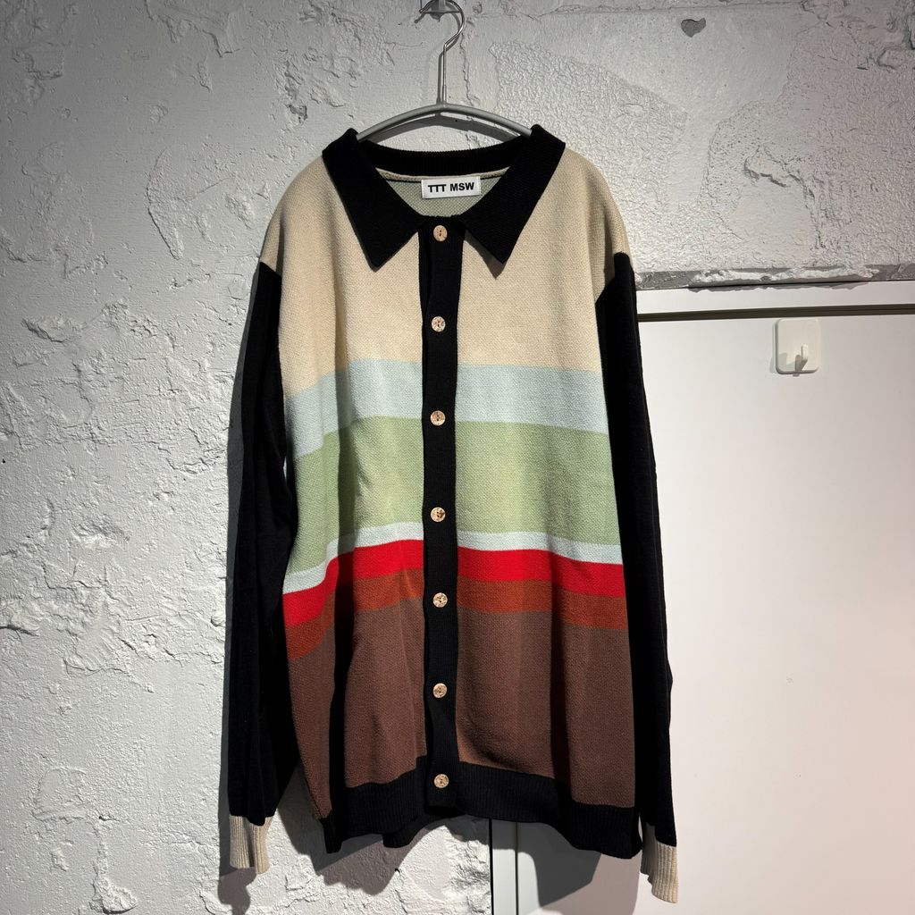TTT MSW マルチカラーニット ティー TTT MSW 22AW Border Knit