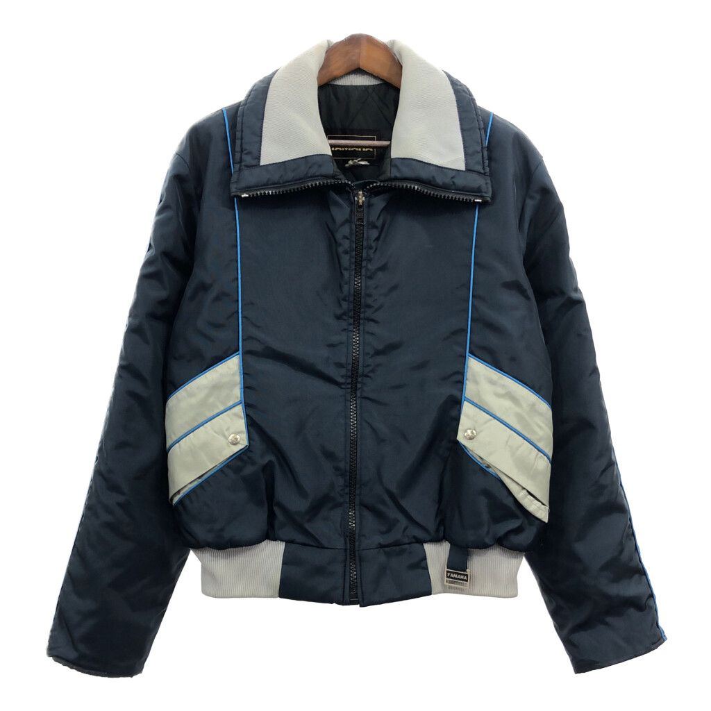 90s YAMAHA ヤマハ中綿入り ナイロン レーシングジャケット ビンテージ 古着 90年代 YAMAHA ナイロンレーシングジャケット カナダ製