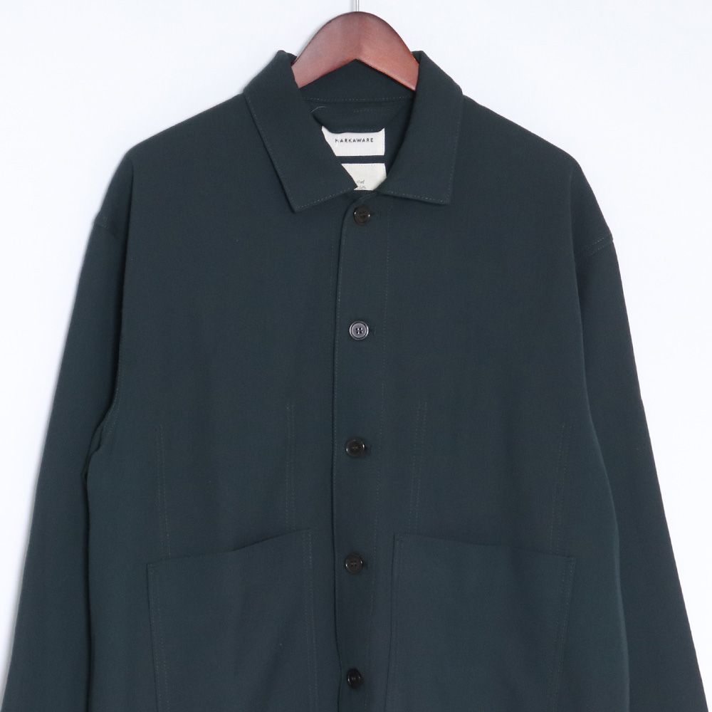MARKAWARE サイズ3 A21C-05BL01C MARKAWARE WORK JACKET サイズ3 ダークグリーン - メルカリ
