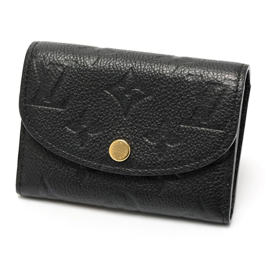 ルイヴィトン | LOUIS VUITTON ポルトモネロザリ M81455 モノグラムアンプラント ノワール ブラック 商品番号 S-159025