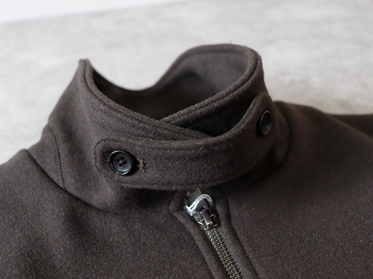 SALE】LiSS / Soutien Collar Wool Blouson - K.B - メルカリ