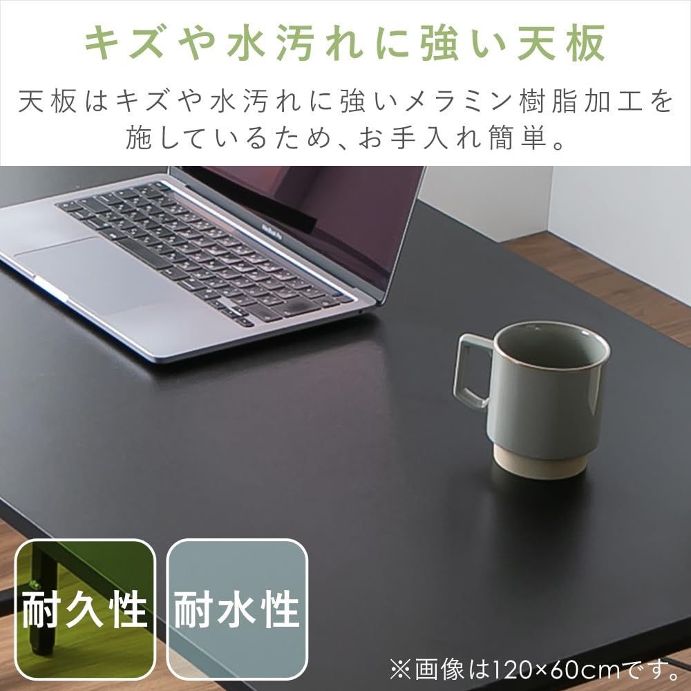 ワークデスク 勉強机 120×40 ホワイト 奥行40cm PBDK-1240 幅120cm シンプル SMART パソコンデスク デスク COLLECTION 机 組立簡単 アイリスプラザ