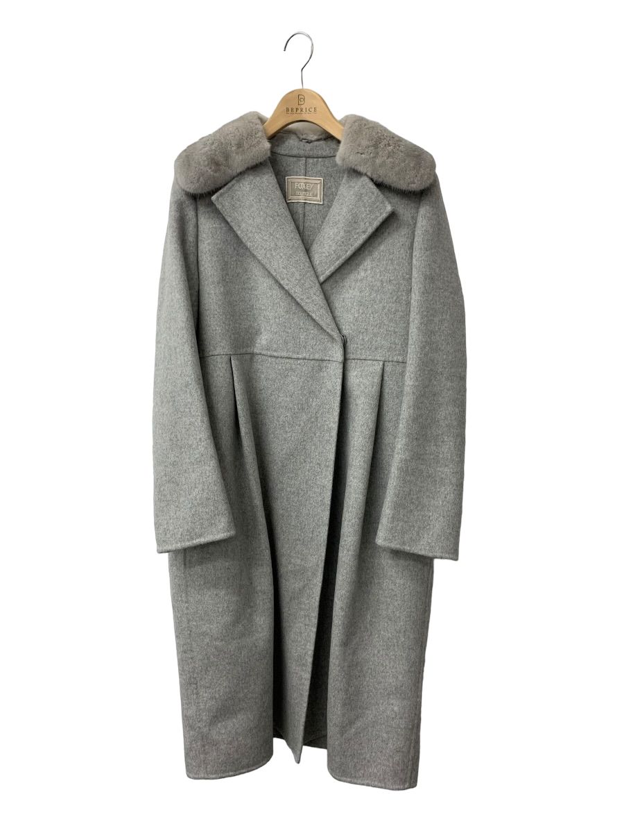 フォクシーブティック Coat Cocoon Mink 41123 コート 40 グレー