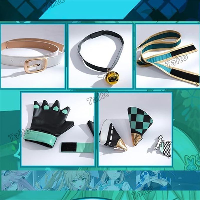 原神 HoYoFairレーシング 綺良々/コスプレ衣装 原神 げんしん 綺良々（きらら）レーシングスーツ コスプレ 衣装