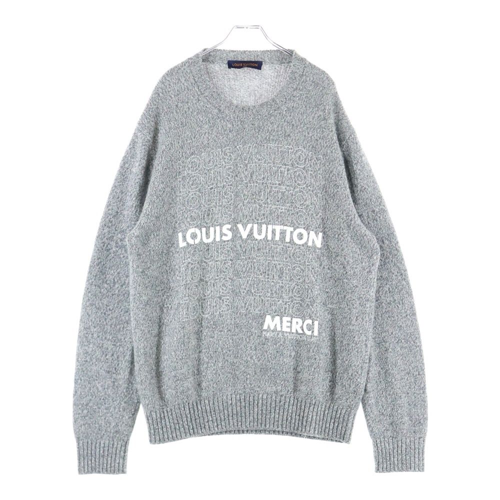 LOUIS VUITTON (ルイヴィトン) フロントロゴプリント クルーネック 
