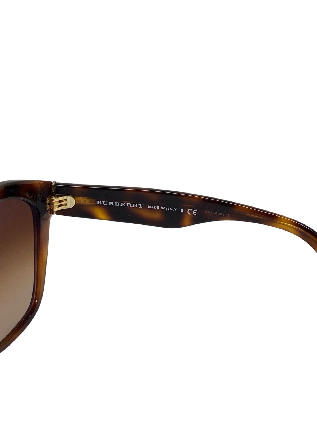 イタリア製 BURBERRY バーバリー サングラス 4242 ウェリントン バーバリー B4261-F サングラス ブラウン セルフレーム フルリム