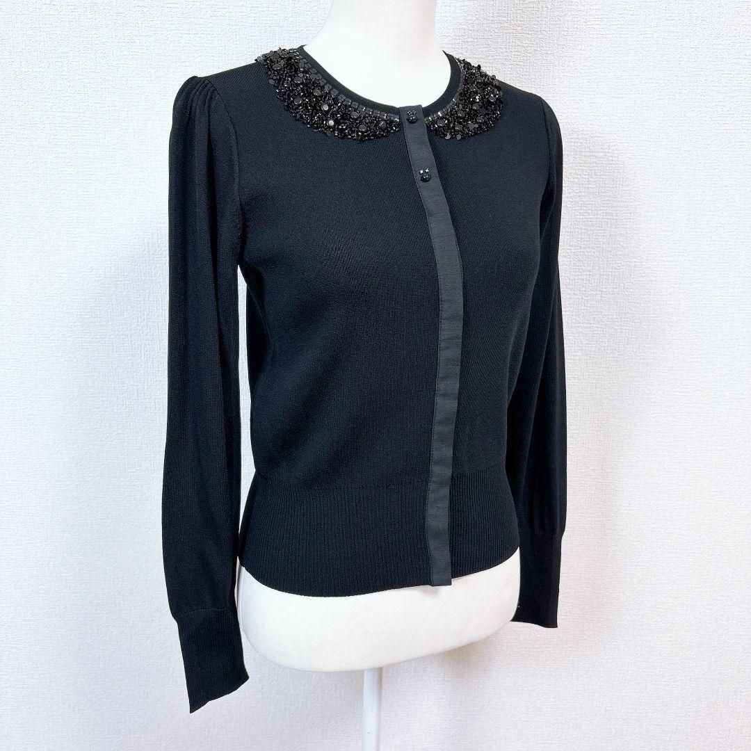 トゥービーシック ビジュー カーディガン Ⅱ ブラック