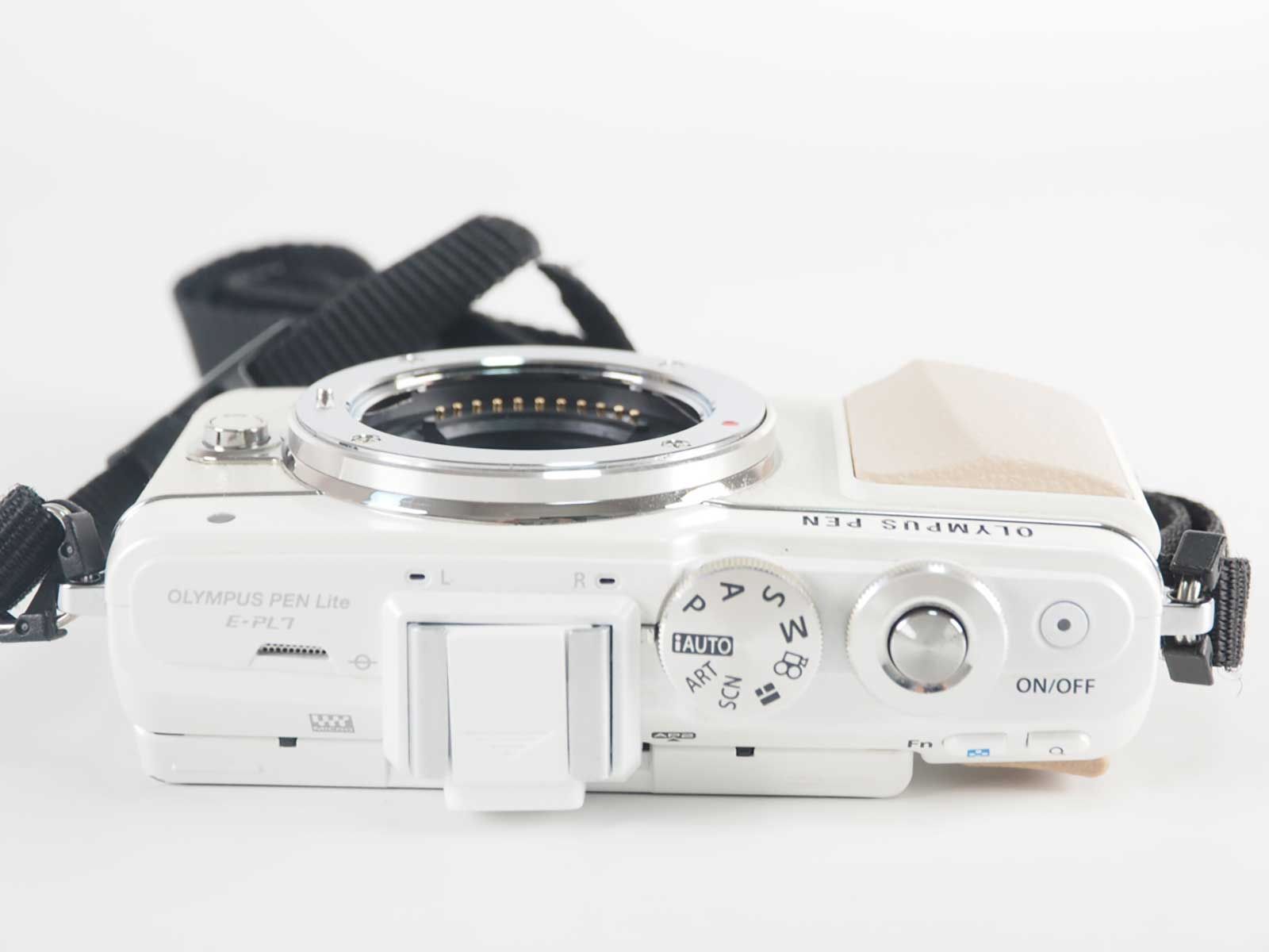 オリンパス Olympus PEN Lite E-PL7 White EZ 14-42 40-150 Lens 5236