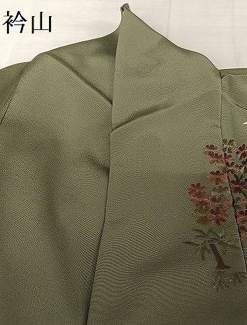 平和屋着物○蘇州刺繍 訪問着 風景文 金糸 正絹 逸品 AAAU4344np  