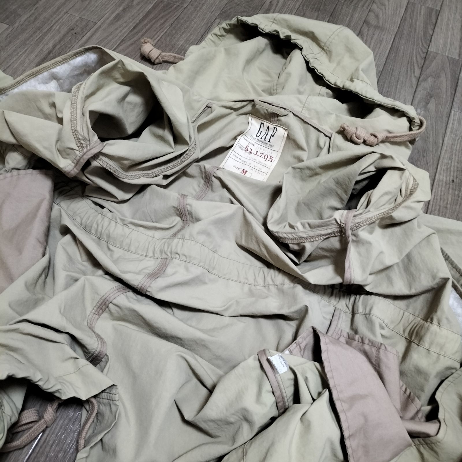 00’s vintage old Supreme ナイロンジャケット ベージュ m54363701833_1.jpg?1694603417