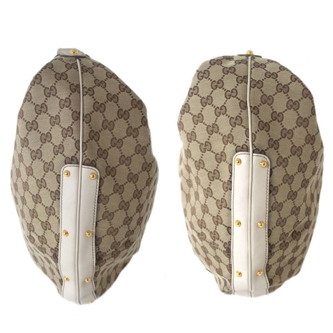 GUCCI/グッチ GGキャンバス 三日月型 ワンショルダーバッグ 159406ES B