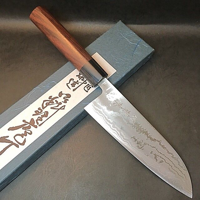 銀座 菊藤 銀龍 三徳包丁 165ミリ 積層青二鋼 銀座 菊藤 銀龍 三徳包丁 165ミリ 積層青二鋼 - メルカリ