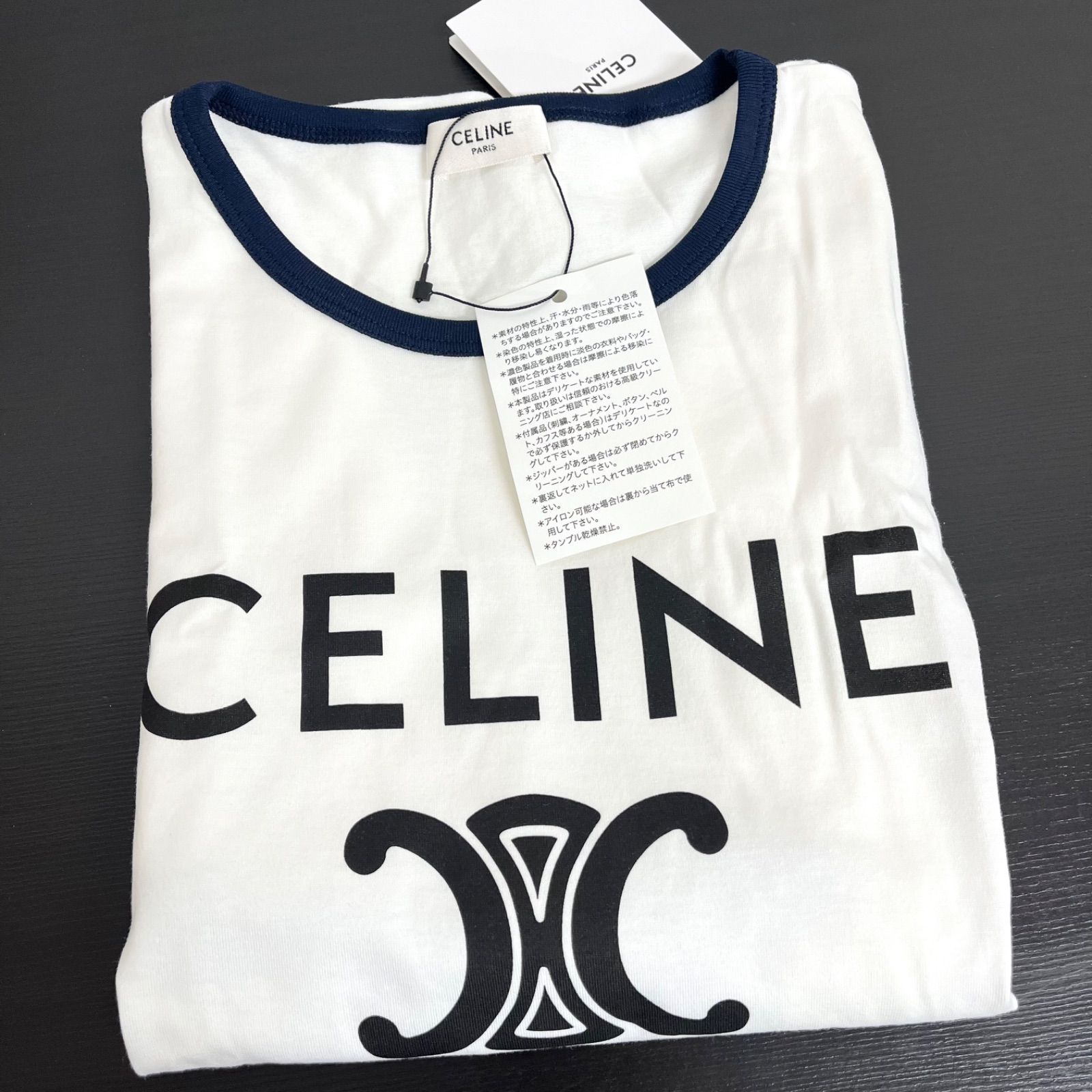 ジェラートピケ新品タグ付　celine セリーヌtシャツ