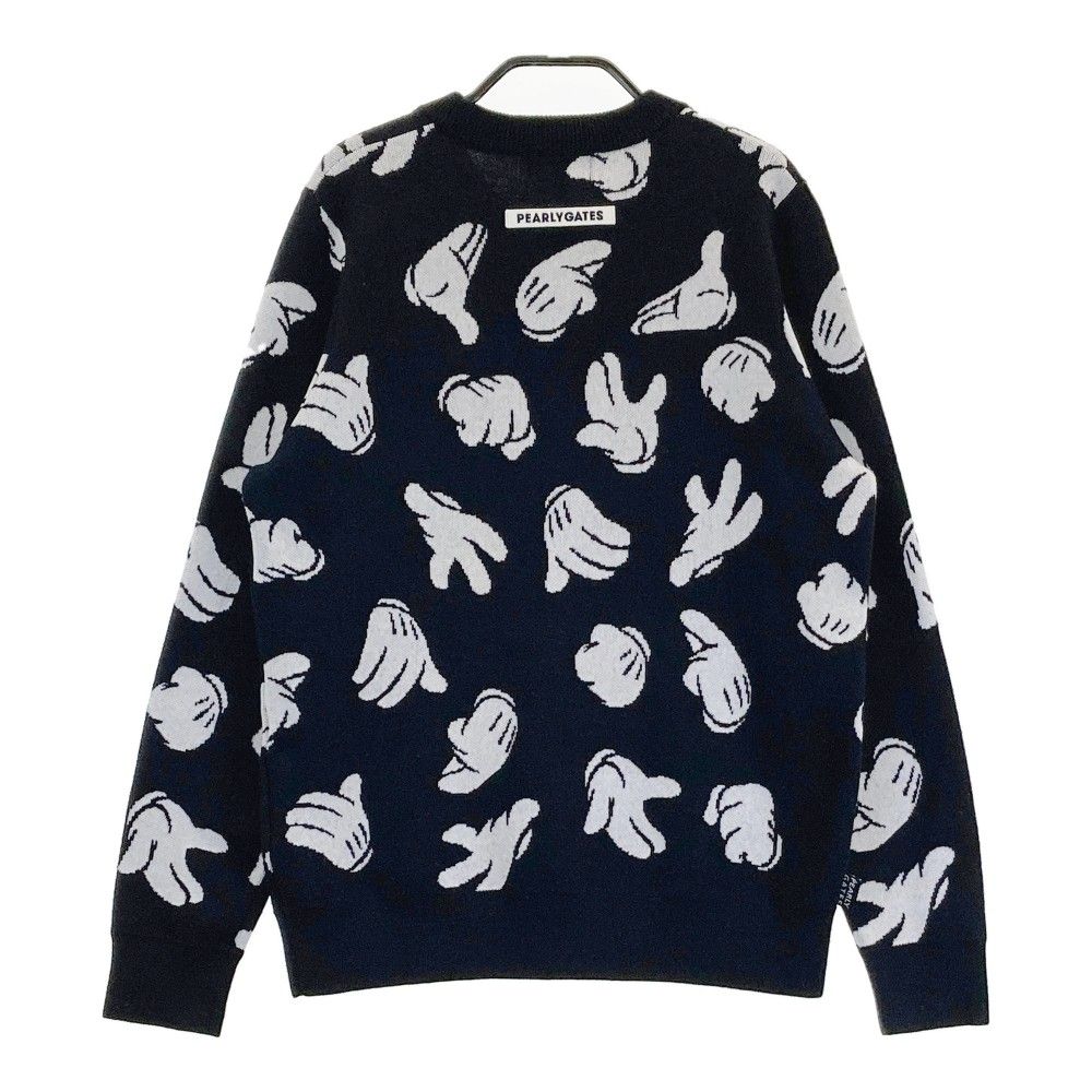 サイズ：1 PEARLY GATES パーリーゲイツ クルーネックニット ミッキー
