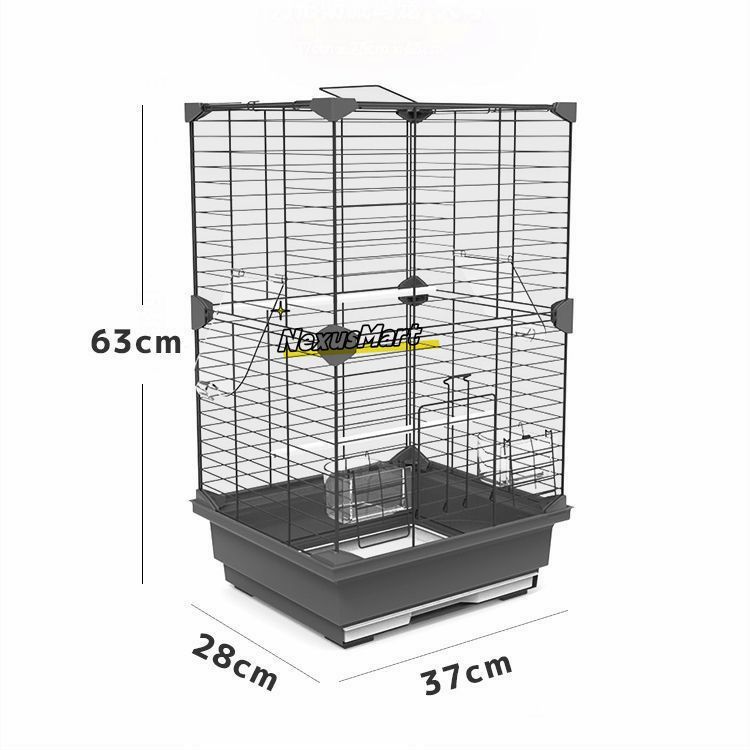 未使用　新品　鳥ケージ　大型　鳥ガゴ 鳥 ケージ 7点セット 大型インコ用 鳥かご エサ入れ 水入れ お