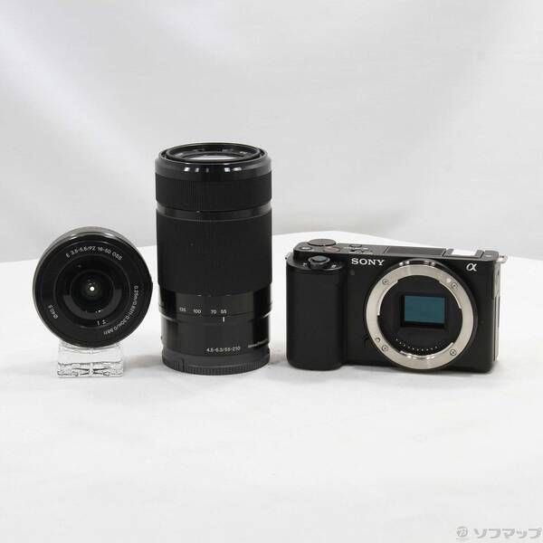 〔 品〕 VLOGCAM ZV-E10Y ダブルズームレンズキット ブラック 262