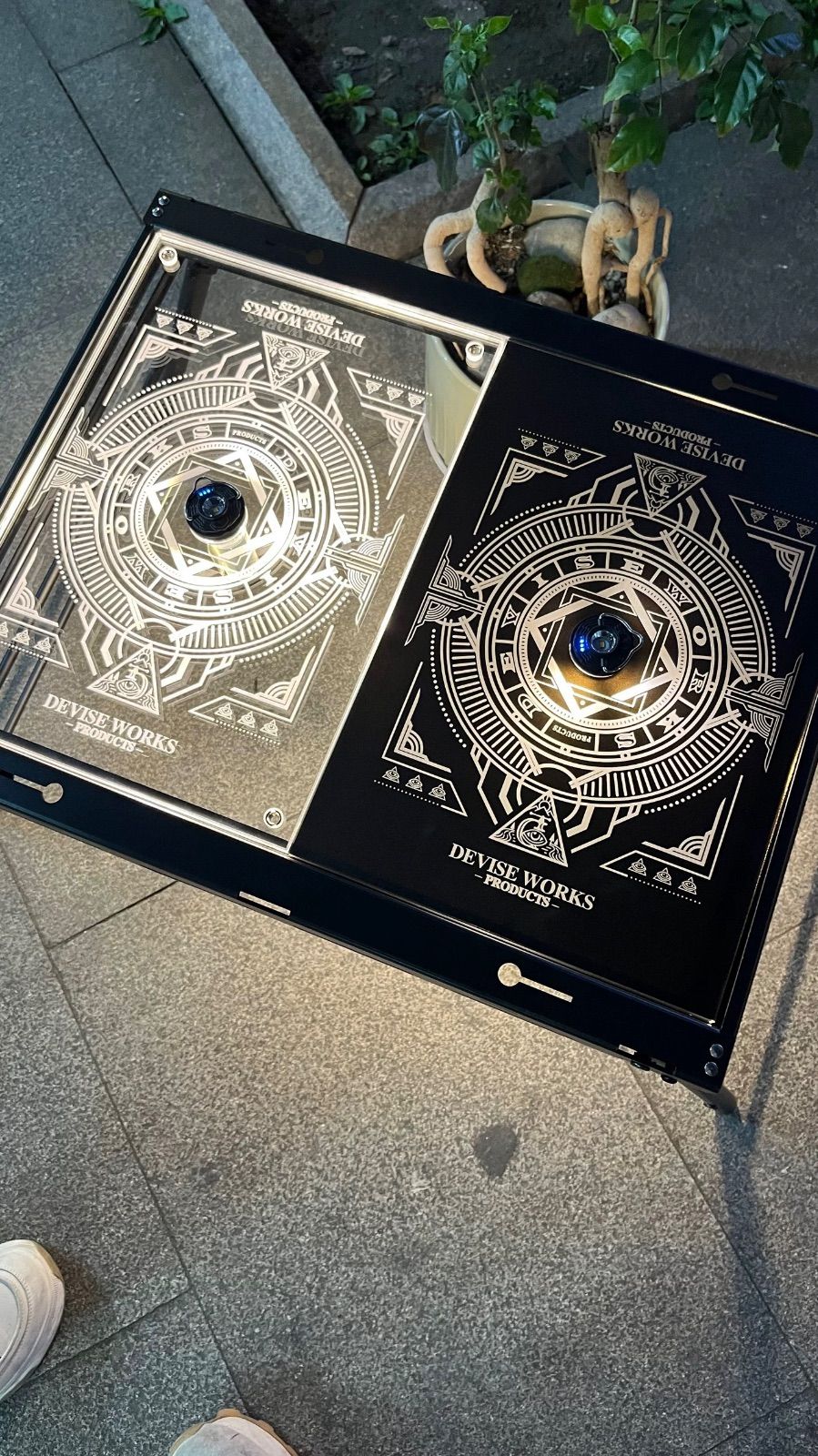 ⭕️IGTテーブル アクリル天板 1ユニット 収納袋付 ランタンポール付き