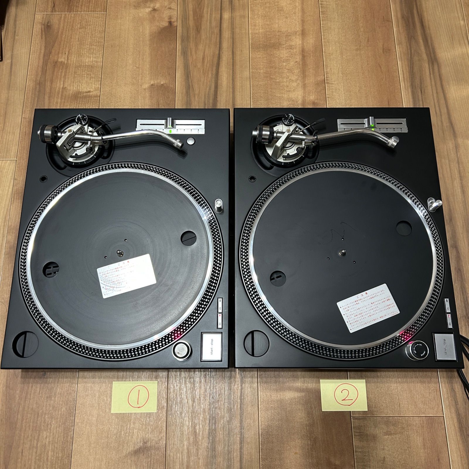 Technics sl1200 mk3d 2台セット 動作