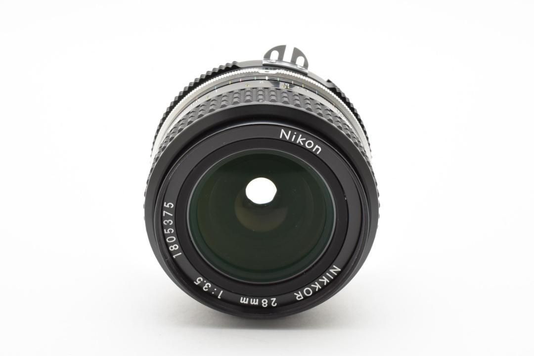 Nikon Ai NIKKOR 28mm F3.5 広角単焦点レンズ C070 Nikon Ai NIKKOR 28mm F3.5 広角単焦点レンズ C070 - メルカリ