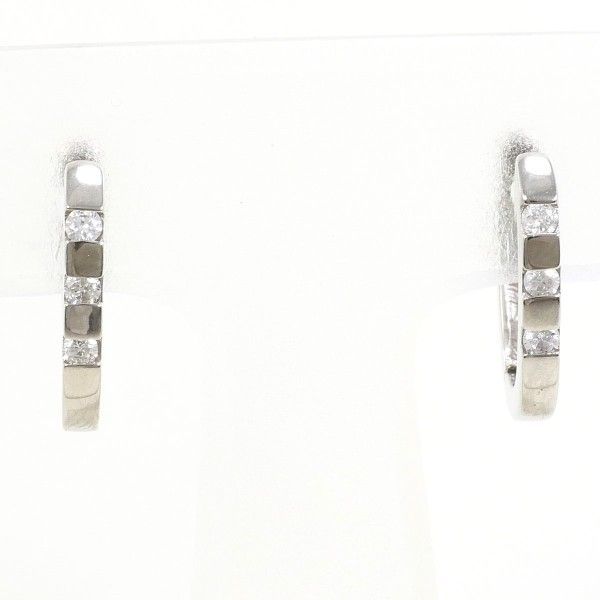 PT900 ピアス ダイヤ 0.07 ×2 総重量約2.5g