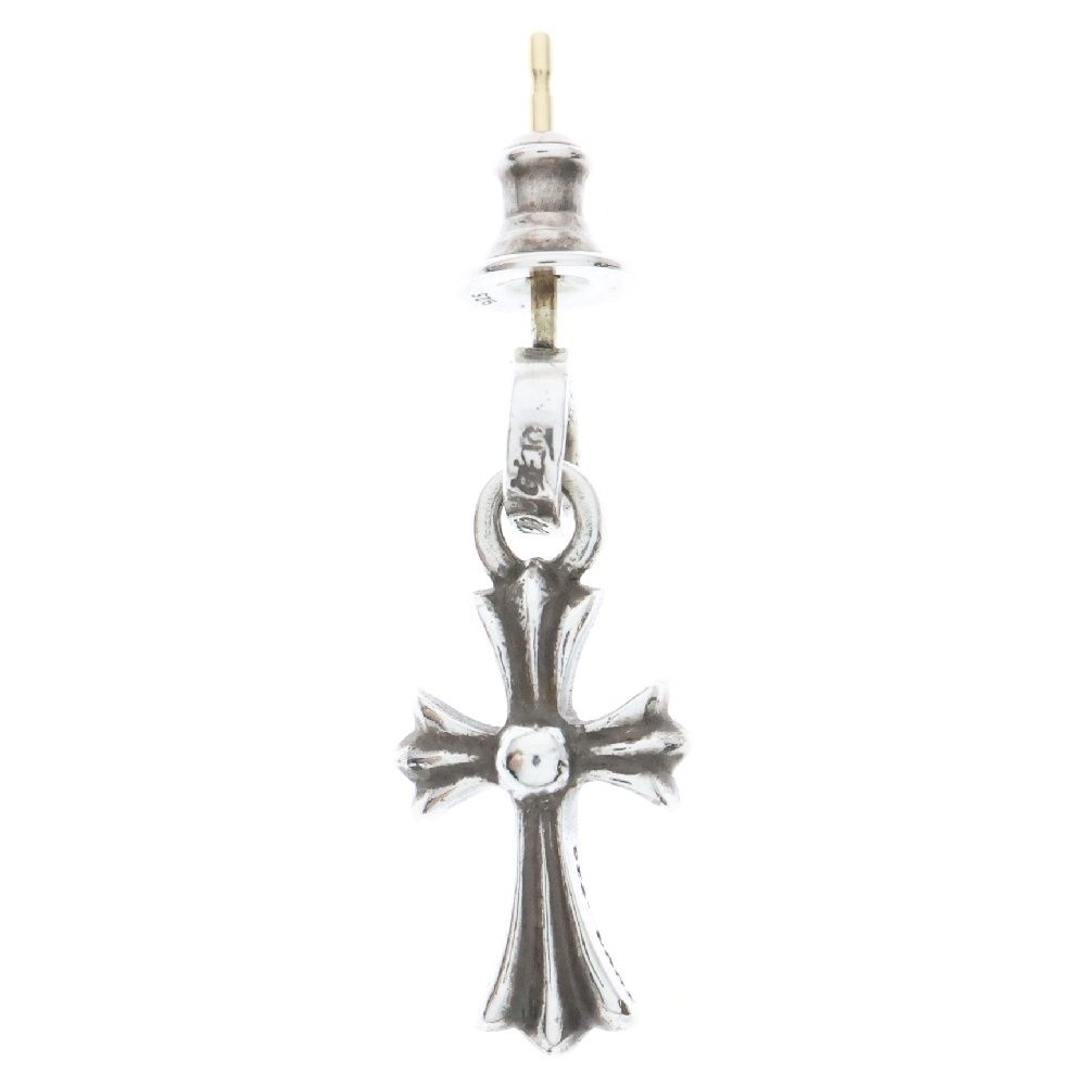 CHROME HEARTS クロムハーツ BBY F PPRCHN ベイビーファットクロス ドロップピアス シルバー BCA090 ギャランティ付き