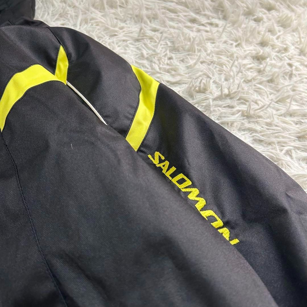 良品✨サロモン スキーウェア セットアップ L メンズ ロゴ刺繍