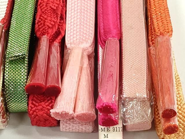 平和屋着物●和装小物　帯締め10本　冠組　佐賀錦　くみひも　金銀糸　逸品　未使用　DAAT0691by 平和屋本店□和装小物 帯締め10本 佐賀錦 草木染 高麗組 くみひも 金糸