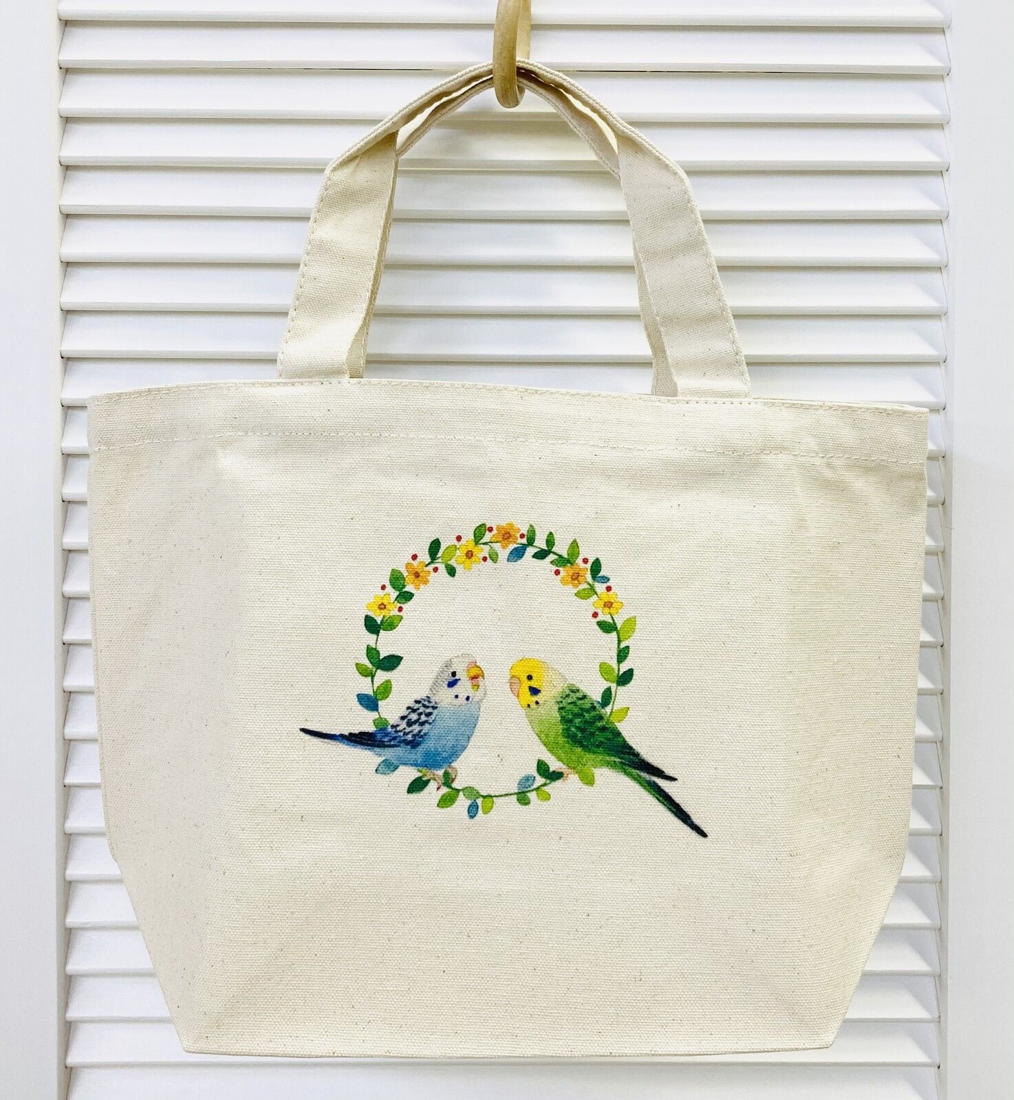 ランチトート 鳥かごことりシリーズ セキセイインコ オカメインコ  