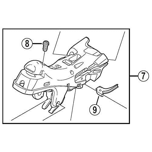 右用 シマノ (SHIMANO) リペアパーツ ブラケット (右用) ST-6800 Y00E98060