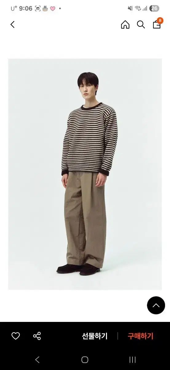 BLANK ROOM ブランク ルーム one tuck c n pants ダスティベージュ