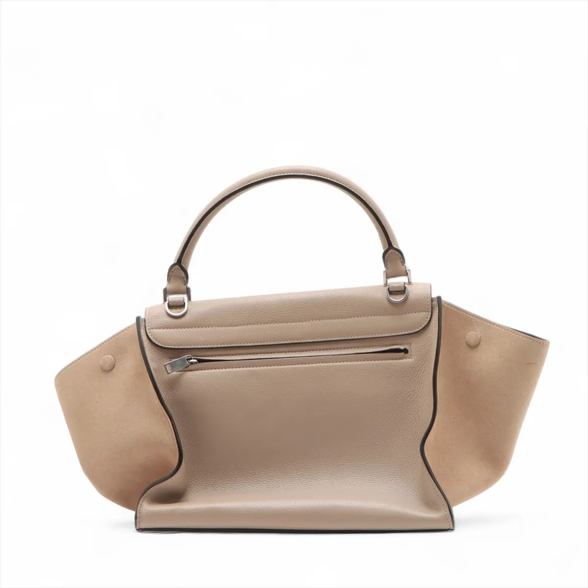セリーヌ CELINE ベージュ トラペーズ ショルダー ハンド バッグ 美品 セリーヌ トラペーズ ベージュ 肩掛け レザー 2WAY