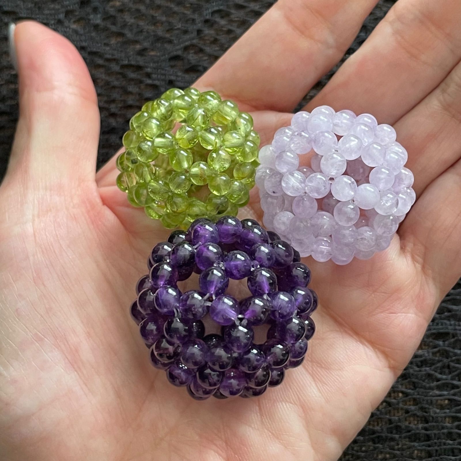 神聖幾何学フラーレン バッキーボールプチ アメジスト - メルカリ