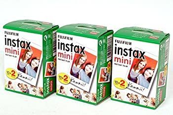 FUJIFILM 富士フイルム インスタントカメラ チェキ用フィルム INSTAX MINI WW 2 20枚入り×3パックセット 計60枚