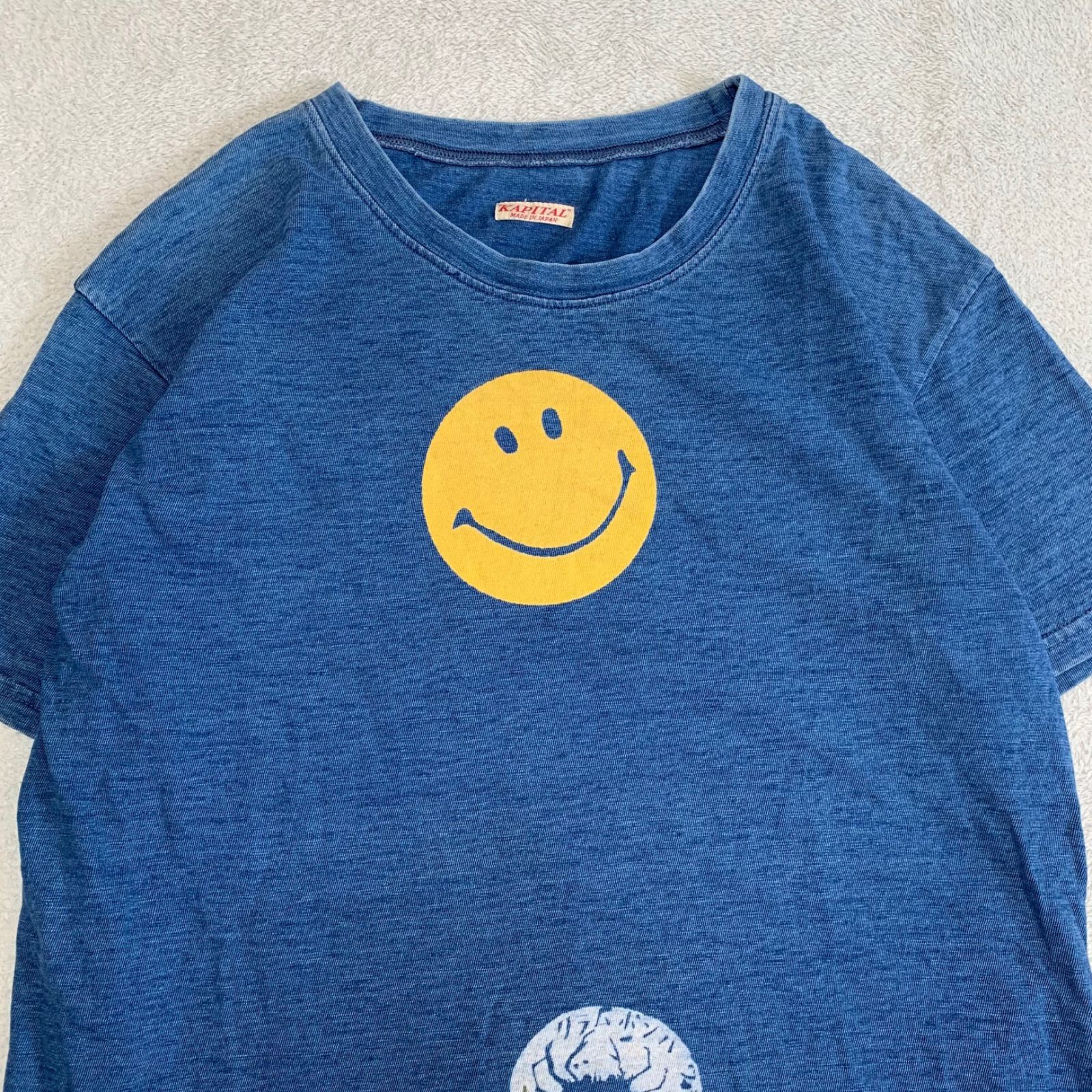 KAPITAL SMILE TEE ショートスリーブTシャツ 半袖カットソー